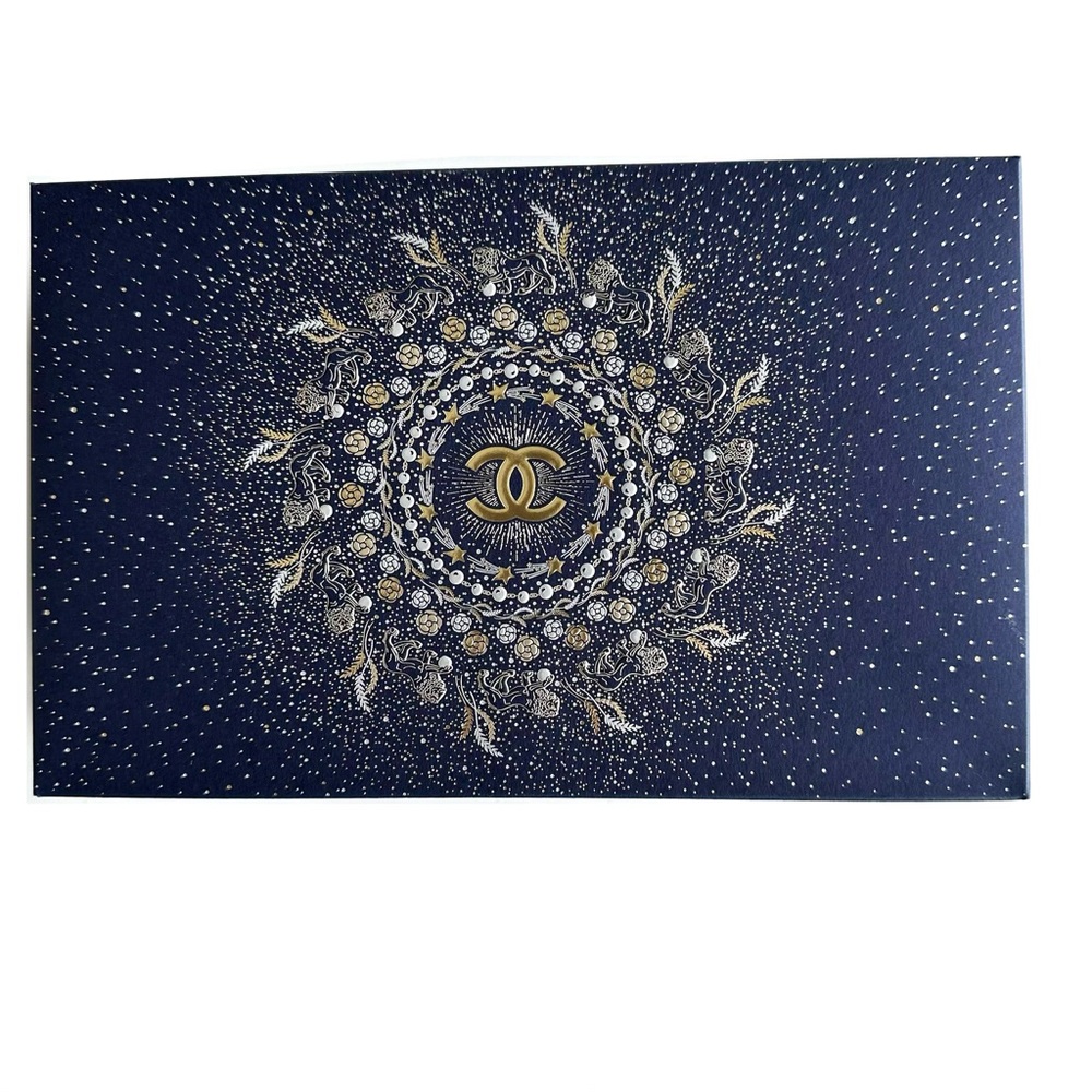 Elegant Gold and Blue CHANEL Box